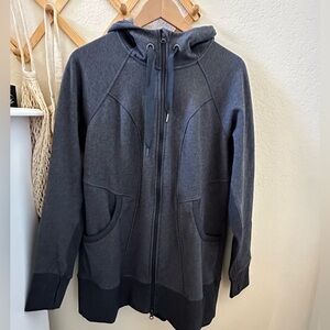 Athleta • Zip Up Fleece Lined Hoodie